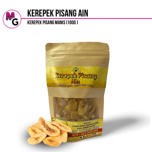 Kerepek Pisang Manis | Kerepek Ain