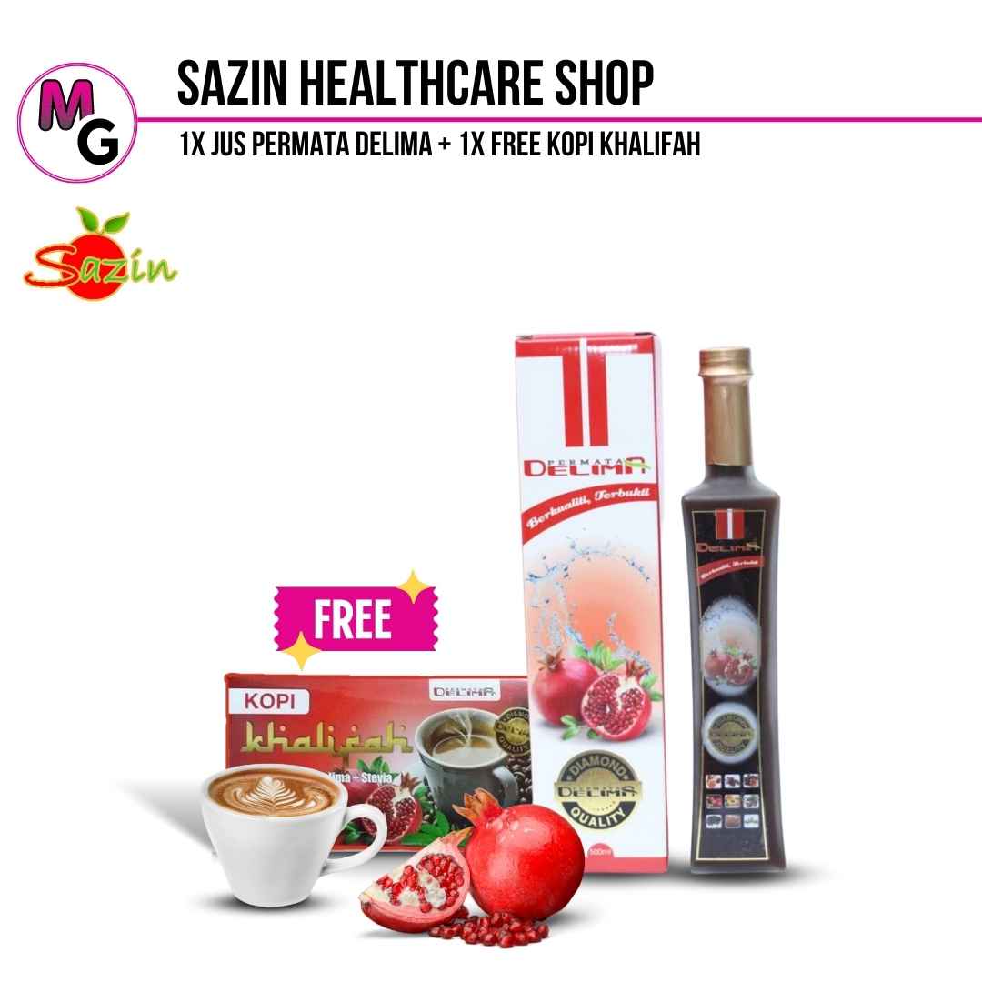 Minuman berasas Delima | Sazin Healthcare Shop