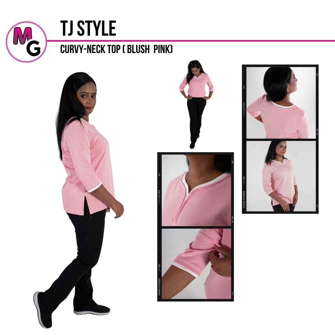 Curvy-Neck Top | TJ Style