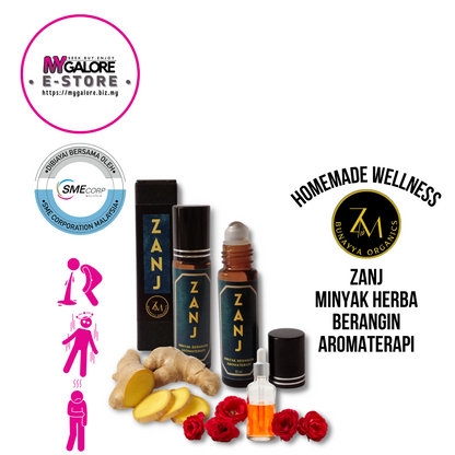 Minyak Urut Organik Aromaterapi Galutut & Sabun Bidara | ZM Bunayya Organics - MyGalore