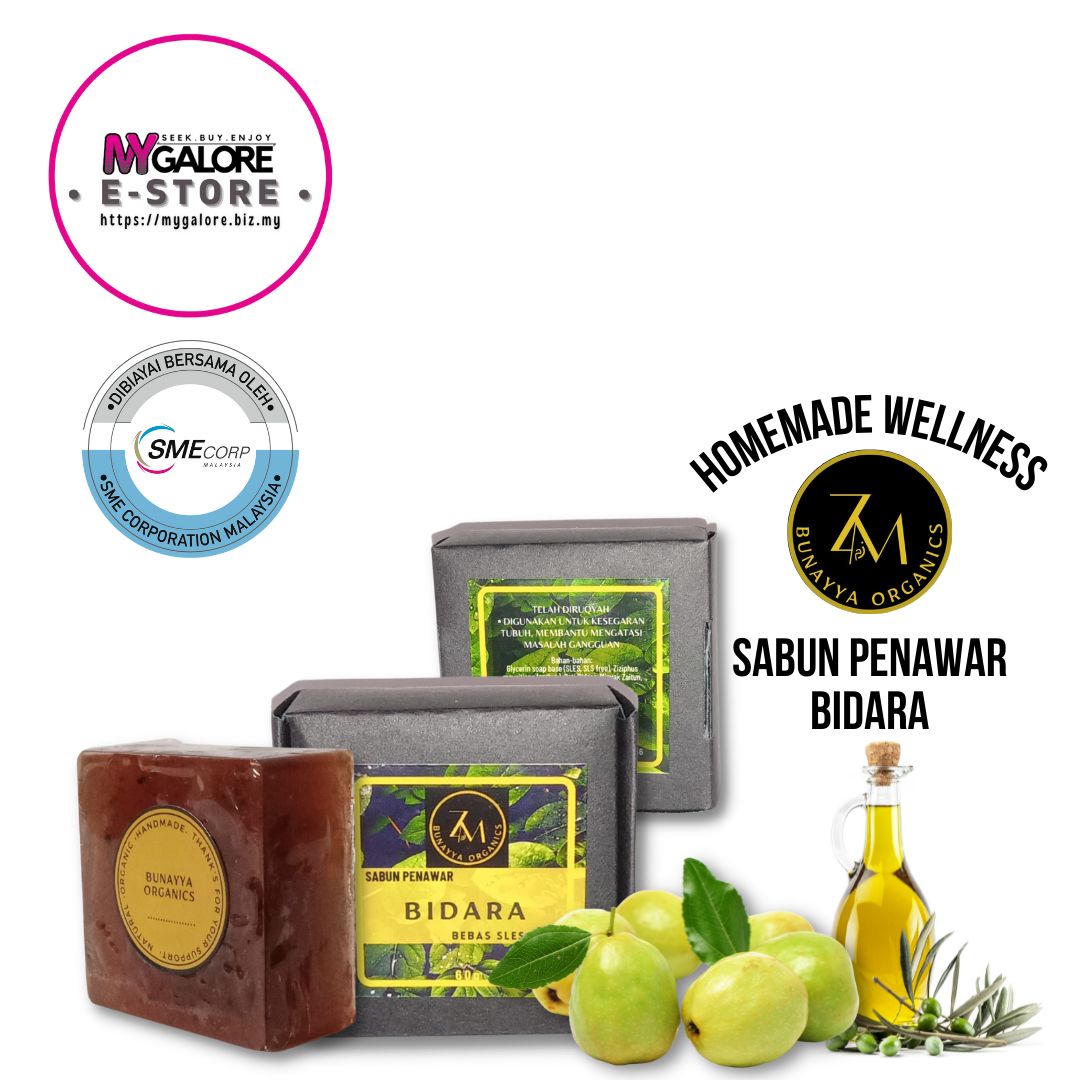 Minyak Urut Organik Aromaterapi Galutut & Sabun Bidara | ZM Bunayya Organics - MyGalore