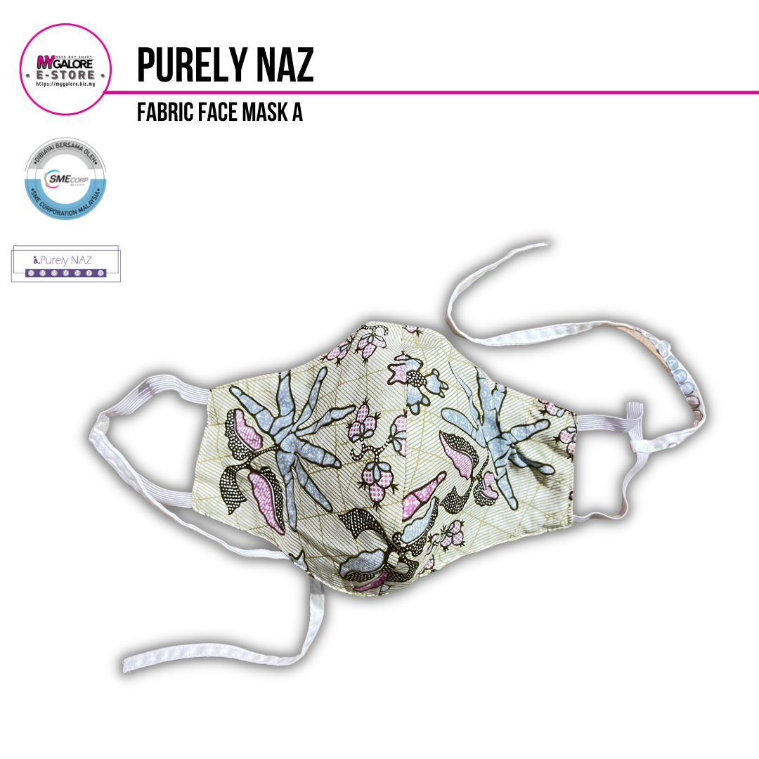 Printed Fabric Face Mask | Purely Naz - MyGalore