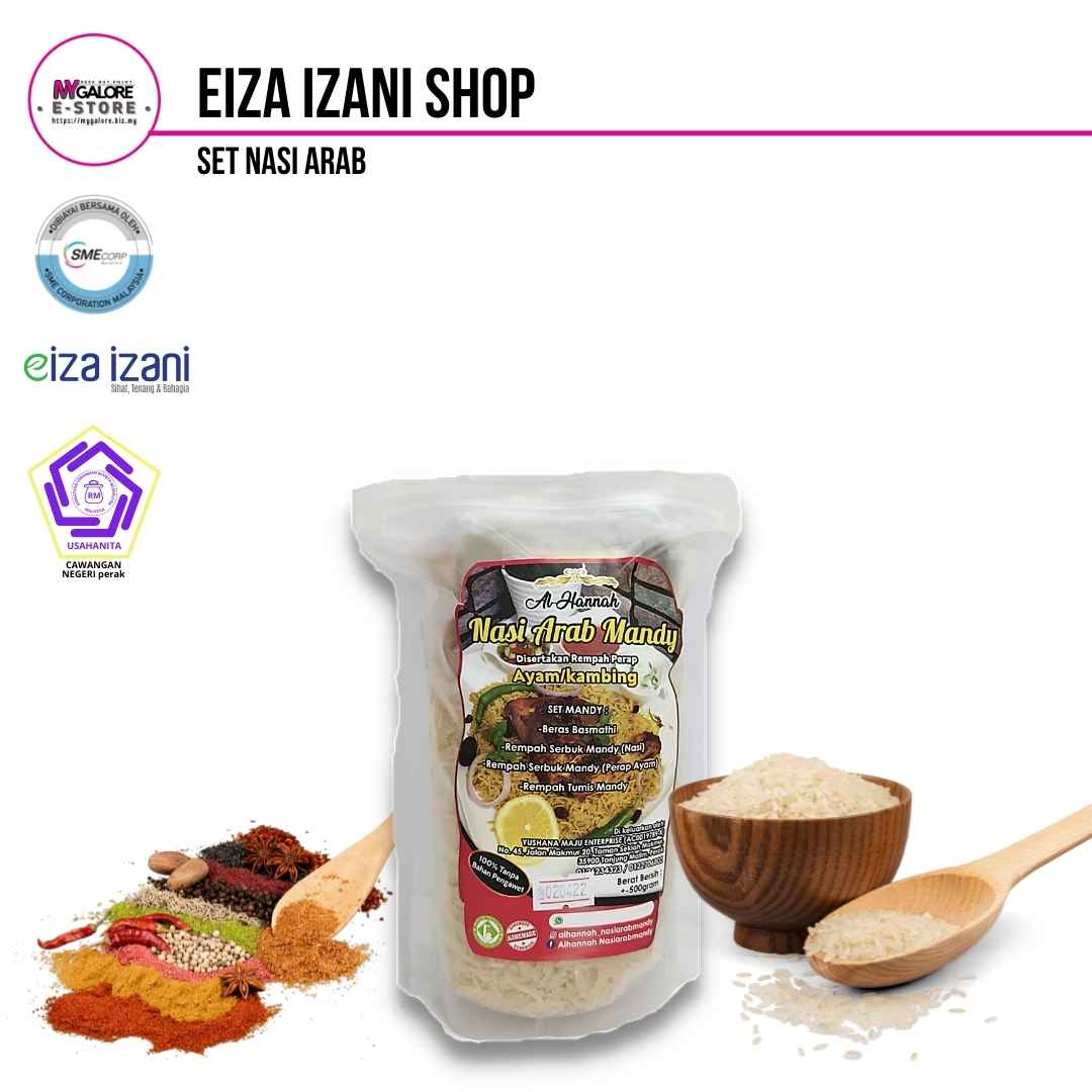 Set Nasi Arab Mandy | Eiza Izani Shop