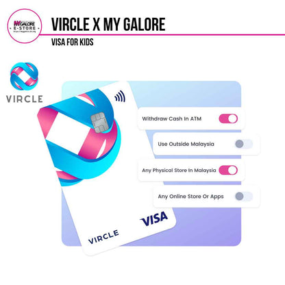 Kad Debit Visa untuk Kanak-kanak | VIRCLE 